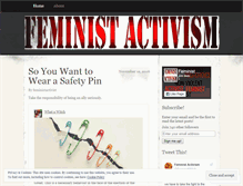 Tablet Screenshot of feministactivism.com